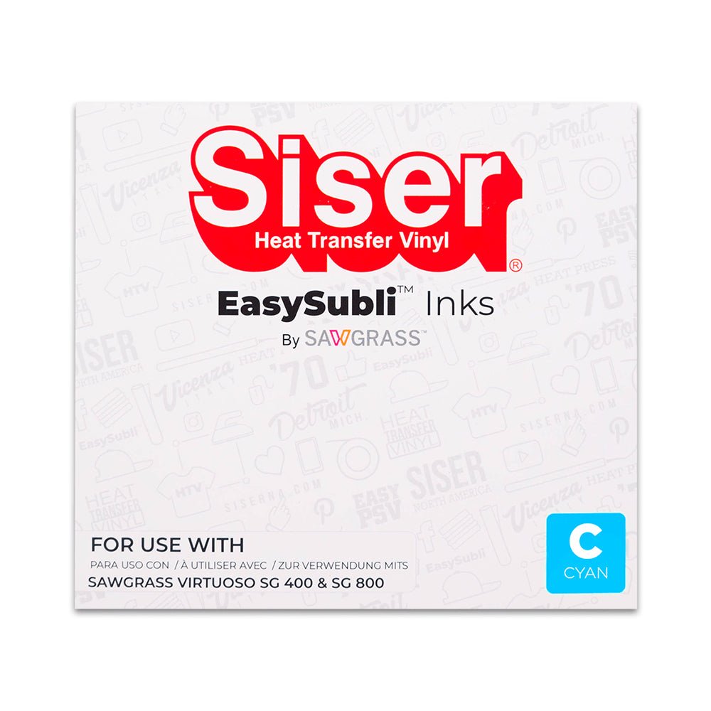 Siser EasySubli Individual Ink Cartridges for Sawgrass Virtuoso SG400/SG800 - HeatPressNation