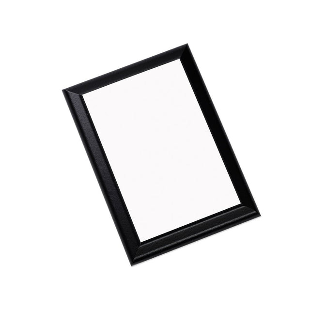 Unisub 7" x 9" Black Sublimation MDF Plaque with Ogee Edge - HeatPressNation